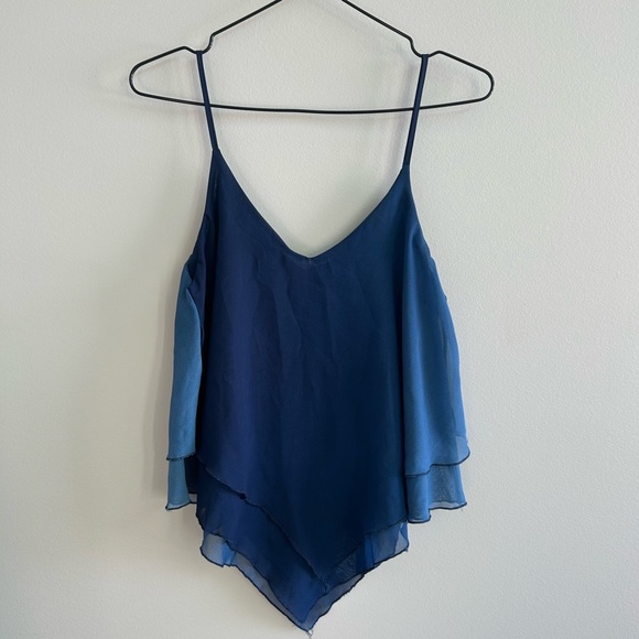 Chiffon spaghetti strap top - Picture 1 of 3